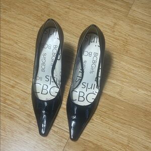 BCBGirls Shiny Black Heels